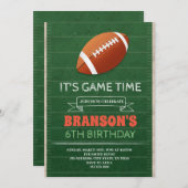 サッカー パーティーのご招待 招待状 (正面/裏面)