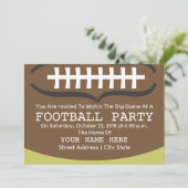 サッカー パーティーの招待状 招待状 (スタンド正面)