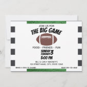 サッカー パーティーの招待状 招待状 (正面)