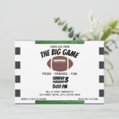 サッカー パーティーの招待状 招待状 (スタンド正面)