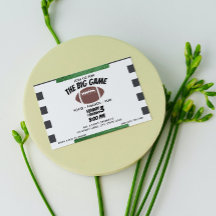 サッカー パーティーの招待状