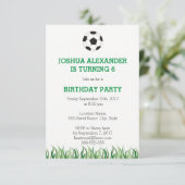 サッカー パーティー ご招待 招待状 (スタンド正面)