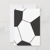 サッカー パーティー ご招待 招待状 (裏面)