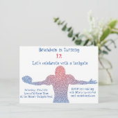 サッカー パーティー ご招待 招待状 (スタンド正面)