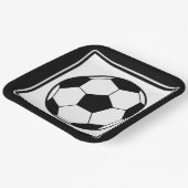 サッカー パーティー ペーパープレート (傾斜あり)