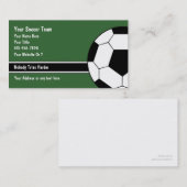 サッカー ビジネスカード (正面/裏面)