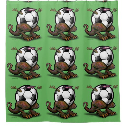 サッカー・ビースト シャワーカーテン (正面)