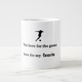 サッカー ファン プレーヤー サポート コーヒーマグ ジャンボコーヒーマグカップ