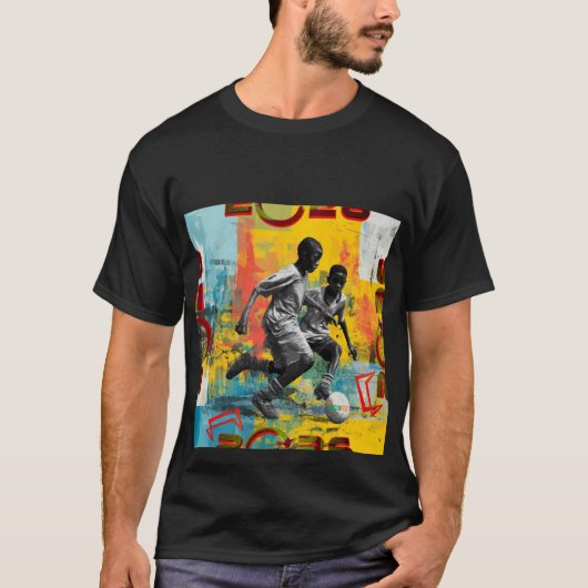 サッカー フェスト 2026 アート Tシャツ (正面)