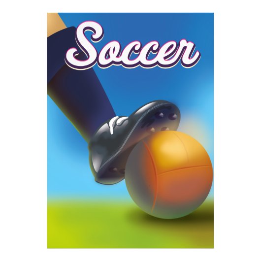 サッカー フォトプリント            (正面)