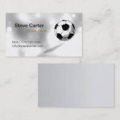 サッカー、フットボールのコーチまたはプレーヤーカード 名刺 (正面/裏面)