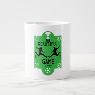 サッカー フットボール アクセサリー ジャンボコーヒーマグカップ