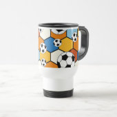 サッカー フットボール トラベルマグ (正面右)