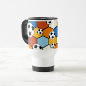 サッカー フットボール トラベルマグ (正面左)