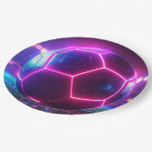 サッカー フットボール ペーパープレート (アングル)