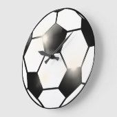 サッカー フットボール ボール スポーツ ラージ壁時計 (傾斜)