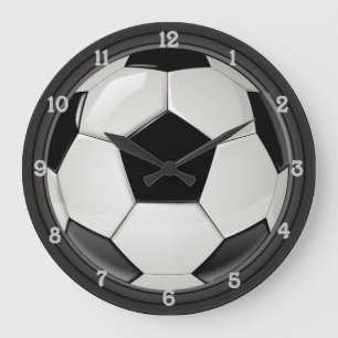 サッカー(フットボール) ラージ壁時計