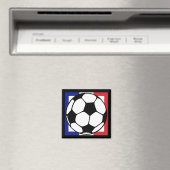 サッカー。フランスの四角形。 マグネット (インサイチュ (食洗機))