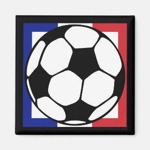 サッカー。フランスの四角形。 マグネット