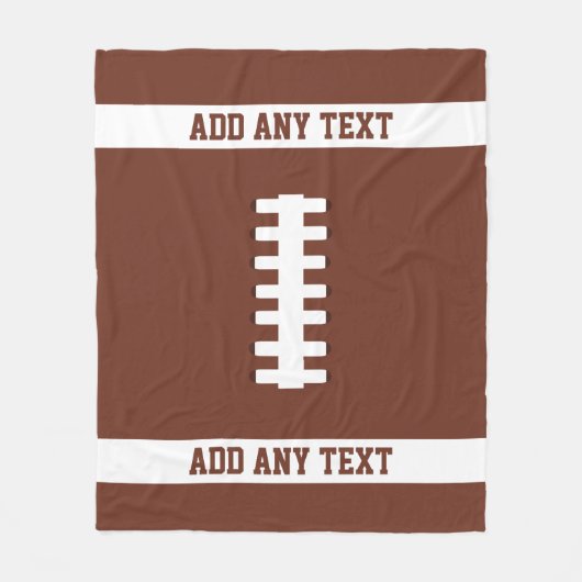 サッカー フリースブランケット (正面)