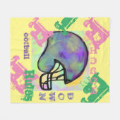 サッカー フリースブランケット (正面(横))