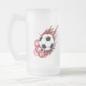 サッカー フロストグラスビールジョッキ (左)