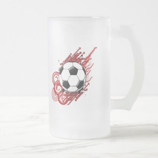 サッカー フロストグラスビールジョッキ (右)