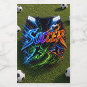 サッカー フードラベル (シングルラベル)
