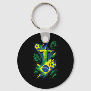 サッカー ブラジル フットボール クリスト リオ カルチャー キーホルダー