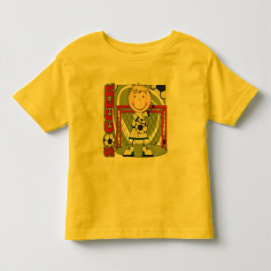 サッカー – ブロンド少年ゴアリーTシャツとギフト トドラーTシャツ