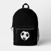 サッカー プリントバックパック (正面)