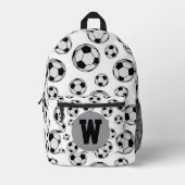 サッカー プリントバックパック (正面)