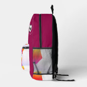 サッカー プリントバックパック (右)