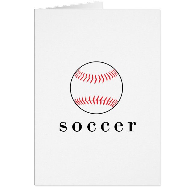 サッカー ベースボール おもしろTシャツ (正面)