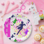 サッカー ペーパープレート (パーティー)