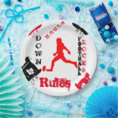 サッカー ペーパープレート (パーティー)