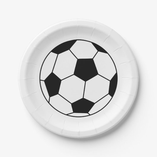 サッカー ペーパープレート (正面)
