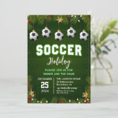 サッカー・ホリデーパーティーの招待状 招待状 (スタンド正面)