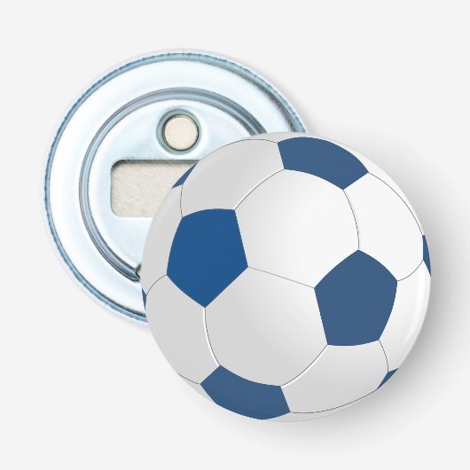 サッカー ボタン ボトルオープナー (正面)