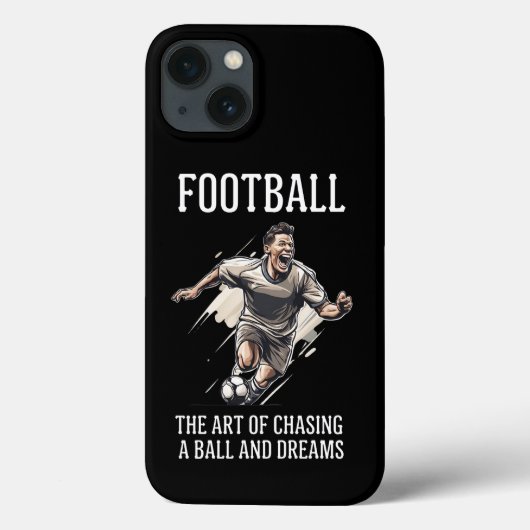 サッカー:ボールと夢を追いかける芸術 Case-Mate iPhoneケース (裏面)