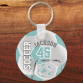 サッカー⚽ボールスポーツ キーホルダー (裏面)