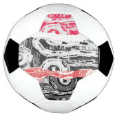 サッカー ボール - アブストラクト ランド (回転)