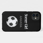 サッカー ボール オリジナル ビーチタオル ギフト Case-Mate iPhoneケース (裏面(横))