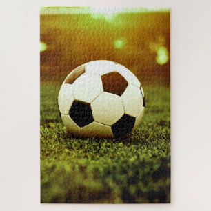 サッカー·ボール·オン·グラス ジグソーパズル