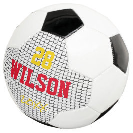 サッカー+ボール+ネット+選手+番号+名前+年度+スポーツ サッカーボール