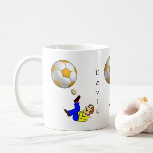 サッカー ボール マン マグ (ドーナツ)
