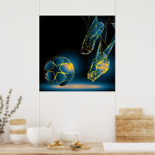 サッカー ポスター (キッチン)