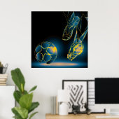 サッカー ポスター (ホームオフィス)