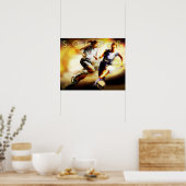 サッカー_ポスター ポスター (キッチン)