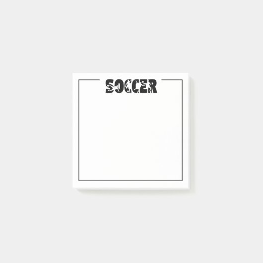 サッカー ポストイット (正面)